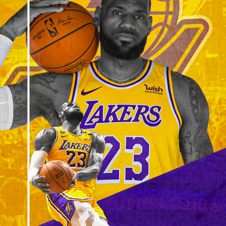 Lebron James Lakers Poster